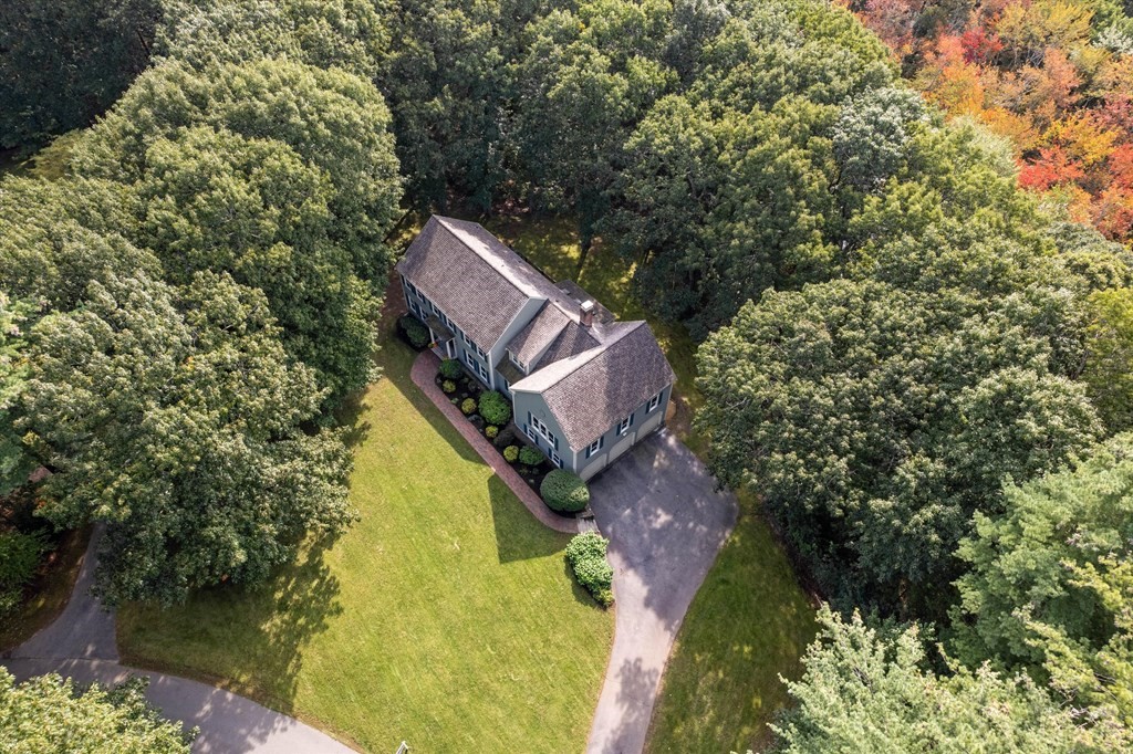 10 Fieldstone Way Boxford, MA 01921 - Photo 41 of 42 a aerial view of a house with a yard