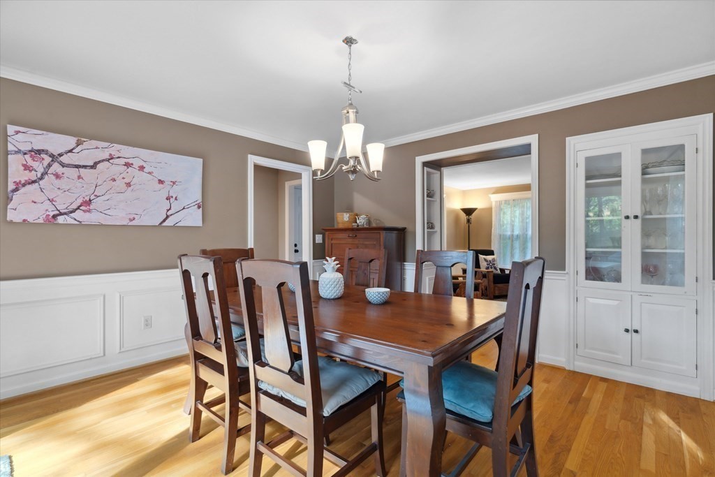 10 Fieldstone Way Boxford, MA 01921 - Photo 7 of 42 a view of a dining room with furniture and wooden floor