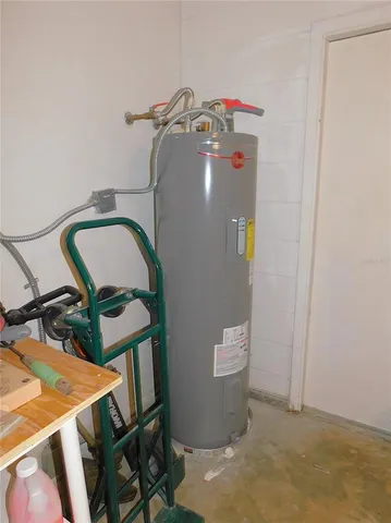 a front view of a house with boat