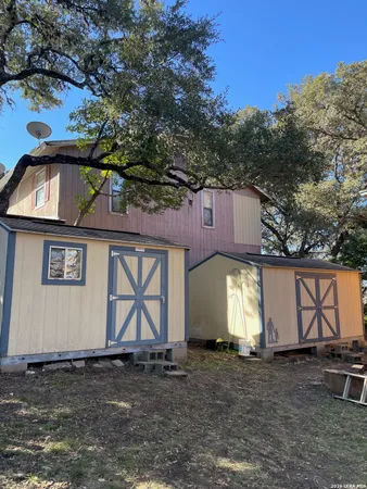 a view of yard with mountain