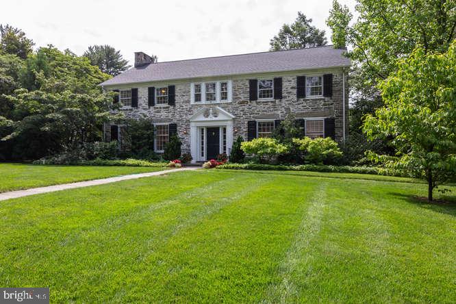 110 Guernsey Road Swarthmore, PA 19081 - Photo 2 of 34 Impressive Swarthmore stone colonial