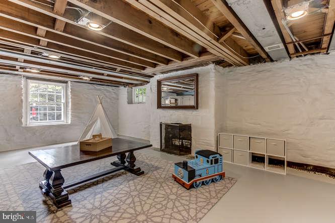 110 Guernsey Road Swarthmore, PA 19081 - Photo 31 of 34 Lower Level with high ceilings