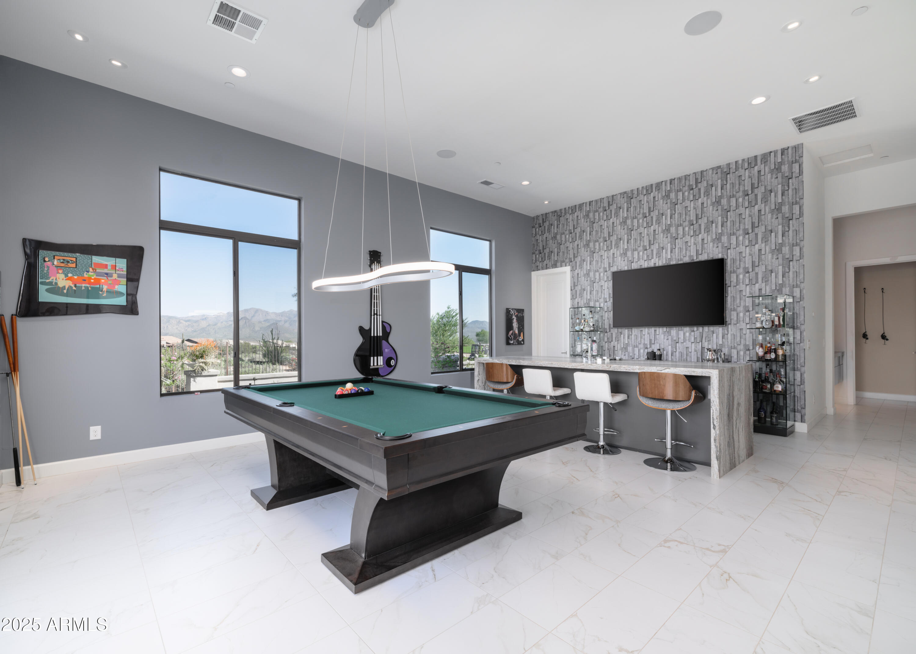 29420 North Verde River Way West Rio Verde, AZ 85263 - Photo 8 of 80 Entertainment Room w/ Full Wet Bar