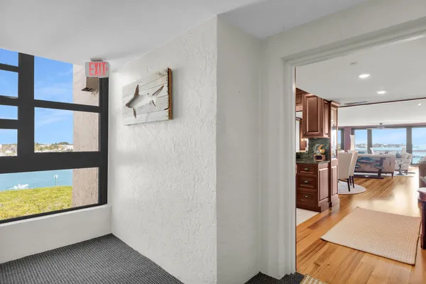 a view of a living room