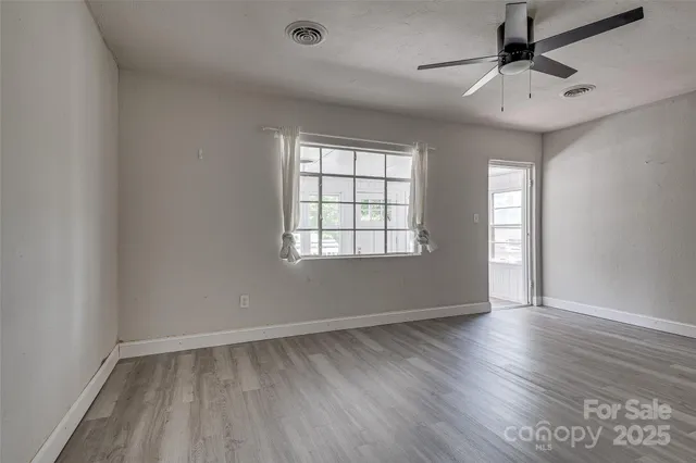 wooden floor in an empty room