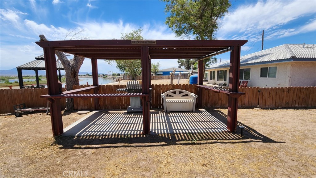 5120 Colorado River Road Blythe, CA 92225 - Photo 18 of 57 Pergola along the south fence for shaded BBQ'ing