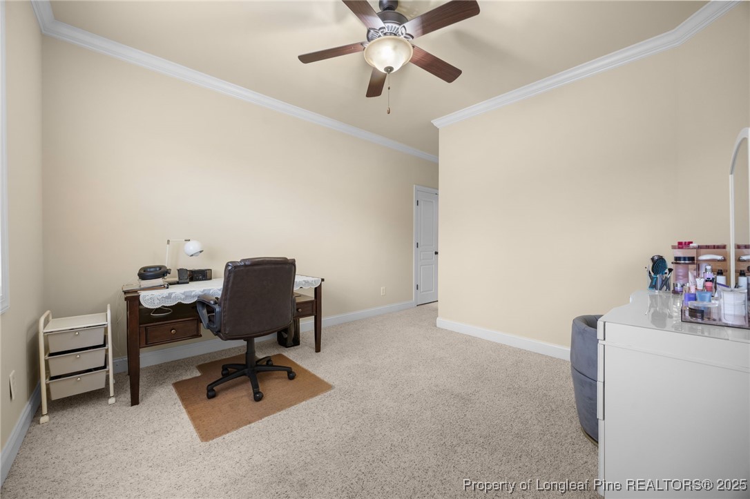 335 Lancelot Court Linden, NC 28356 - Photo 24 of 50 a view of workspace with a window