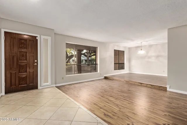 a view of living room and hall