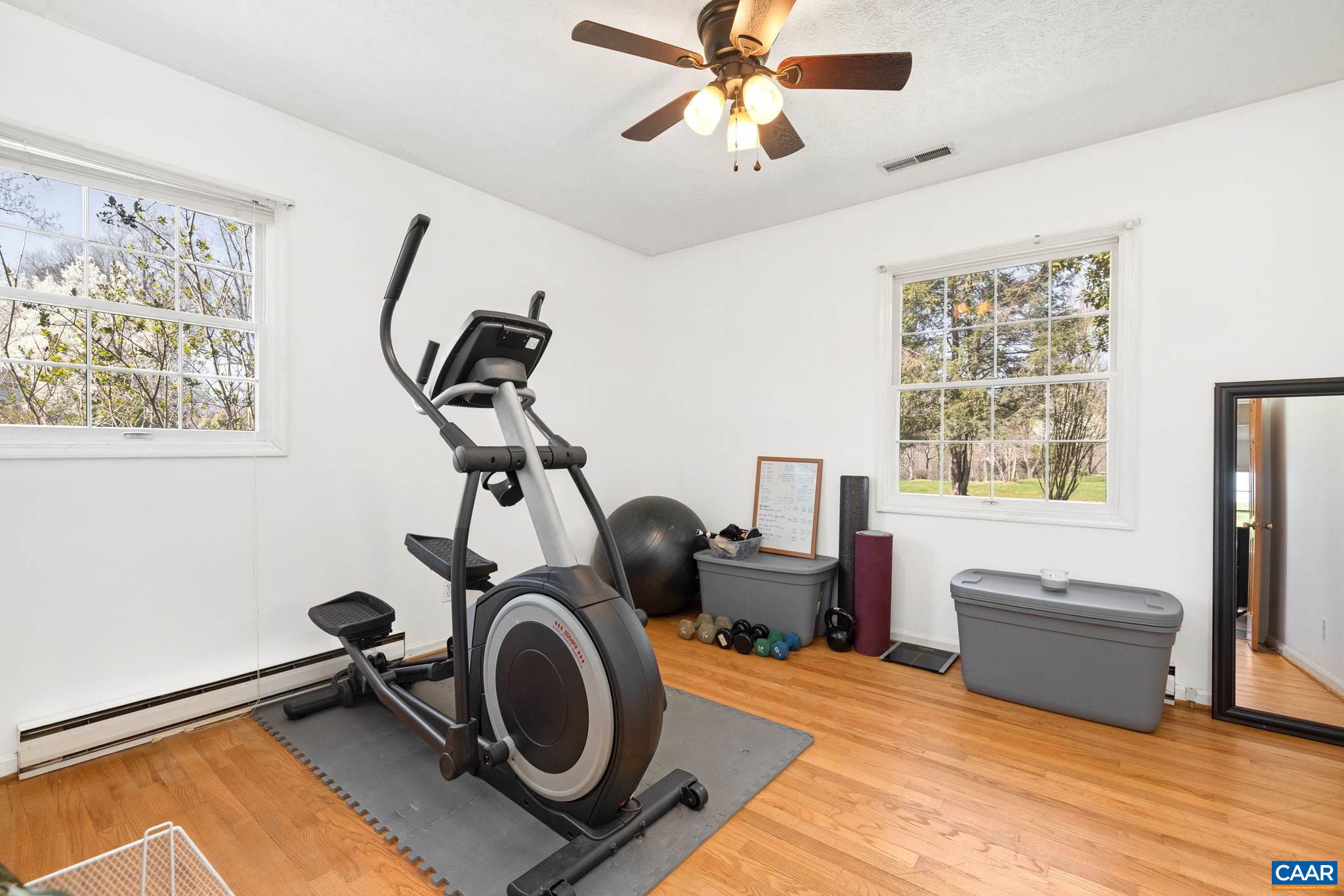 492 Blue Run Road Stanardsville, VA 22973 - Photo 28 of 44 a view of a room with gym equipment