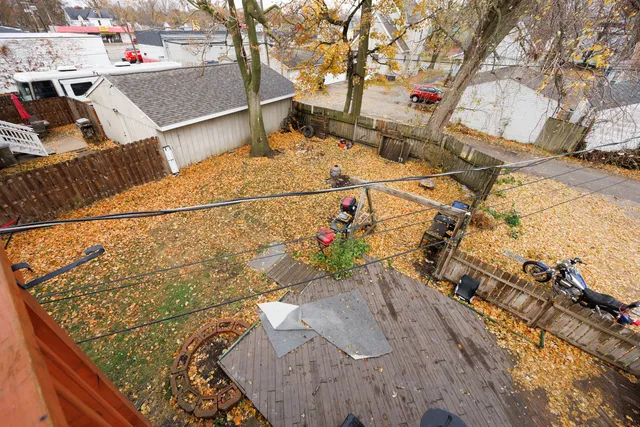 a view of outdoor space and seating area