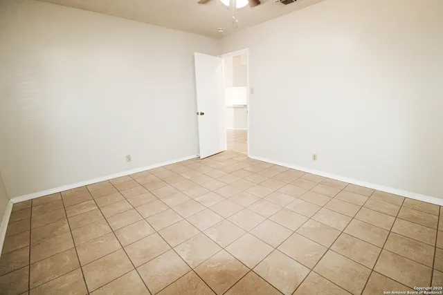 a view of an empty room