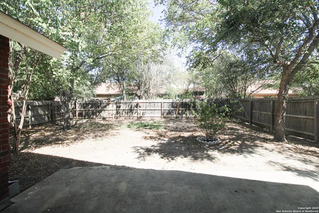 a view of outdoor space with garden