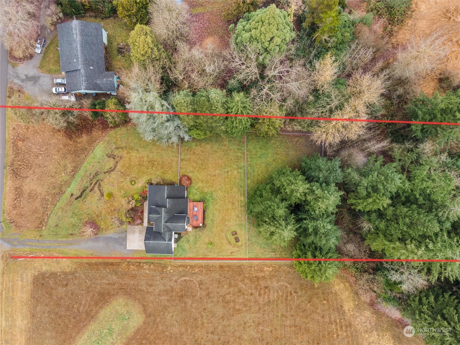 18615 Roseburg Street Southwest Rochester, WA 98579 - Photo 37 of 40 an aerial view of a houses with outdoor space