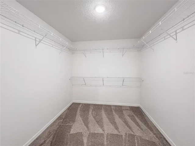 a view of a room with empty racks