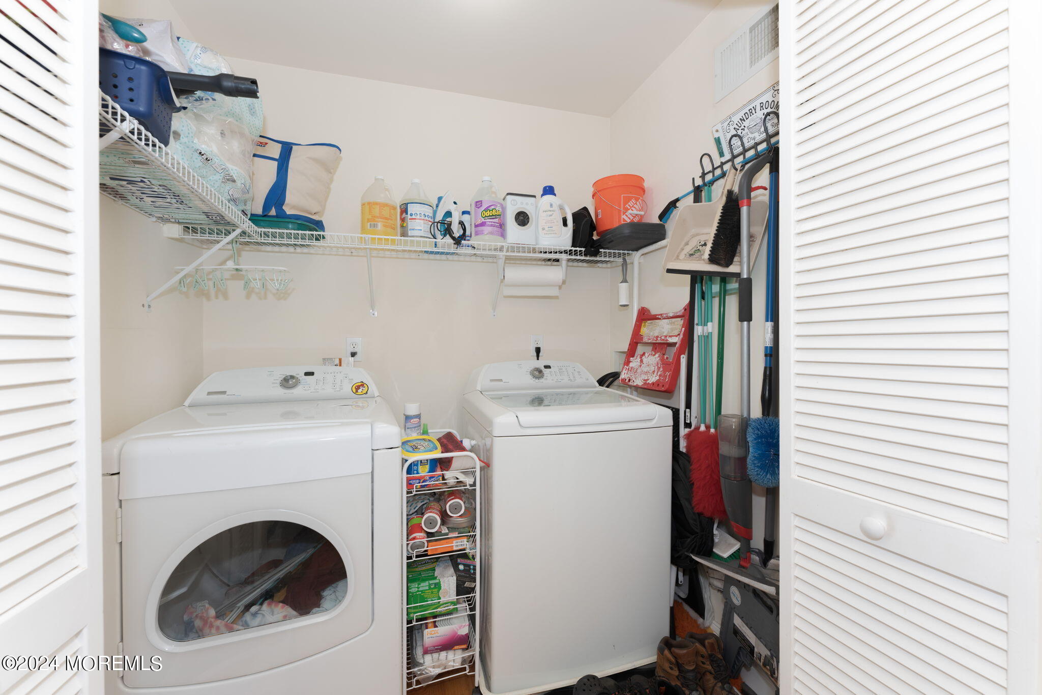 83 Gunning River Road Barnegat, NJ 08005 - Photo 12 of 24 a utility room with dryer and washer