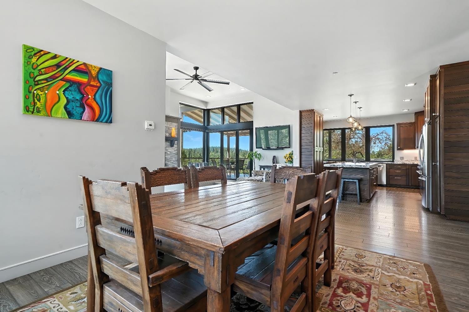 7401 Schaad Road Wilseyville, CA 95257 - Photo 21 of 76 a view of a dining room with furniture