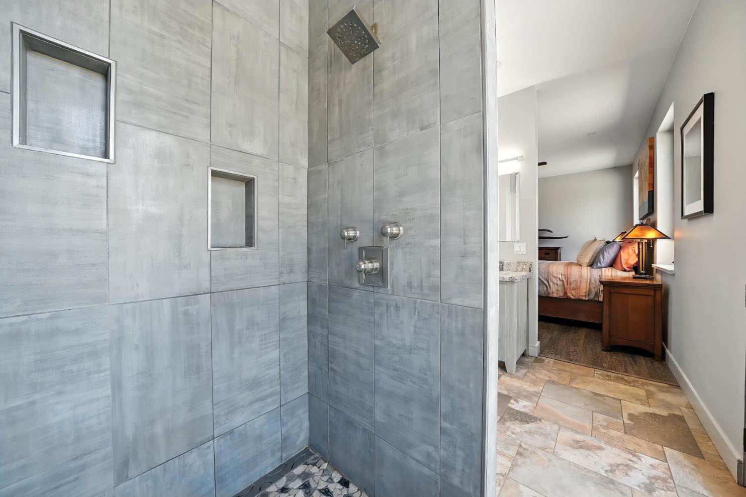 7401 Schaad Road Wilseyville, CA 95257 - Photo 37 of 76 a en suite bathroom with a sink and a shower