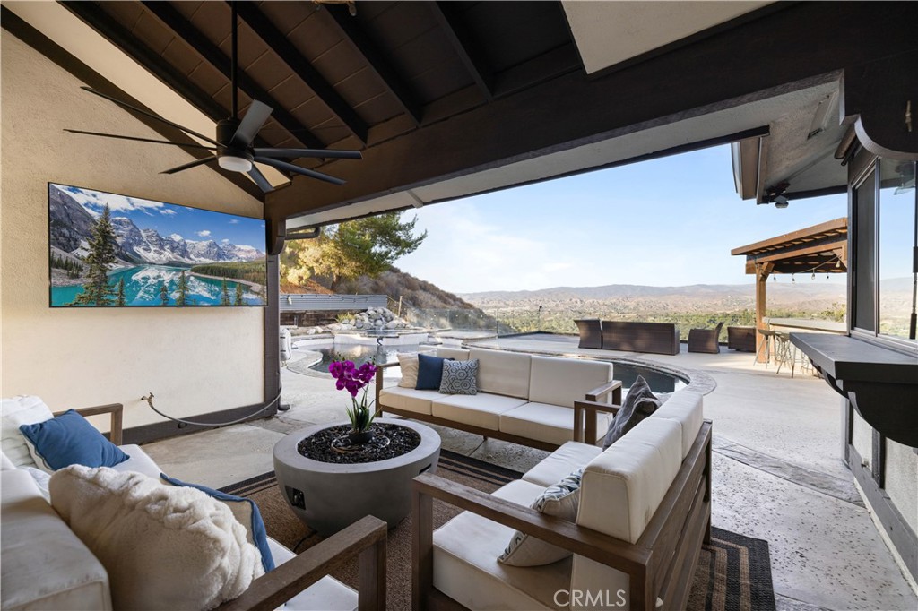 16337 Ravenglen Road Canyon Country, CA 91387 - Photo 37 of 50 a outdoor living space with furniture and garden view