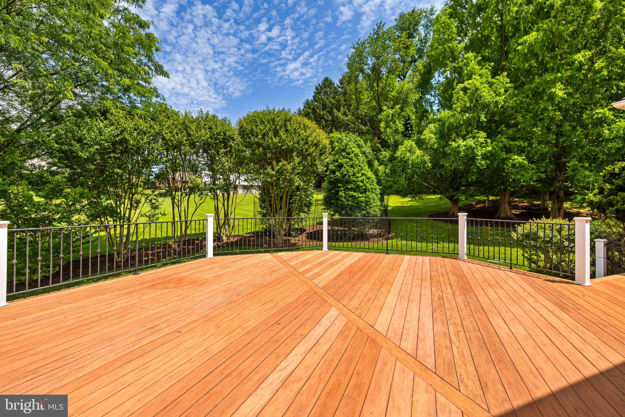 1310 Musgrove Road Lutherville-Timonium, MD 21093 - Photo 84 of 93 Sunny deck with lush green backdrop.