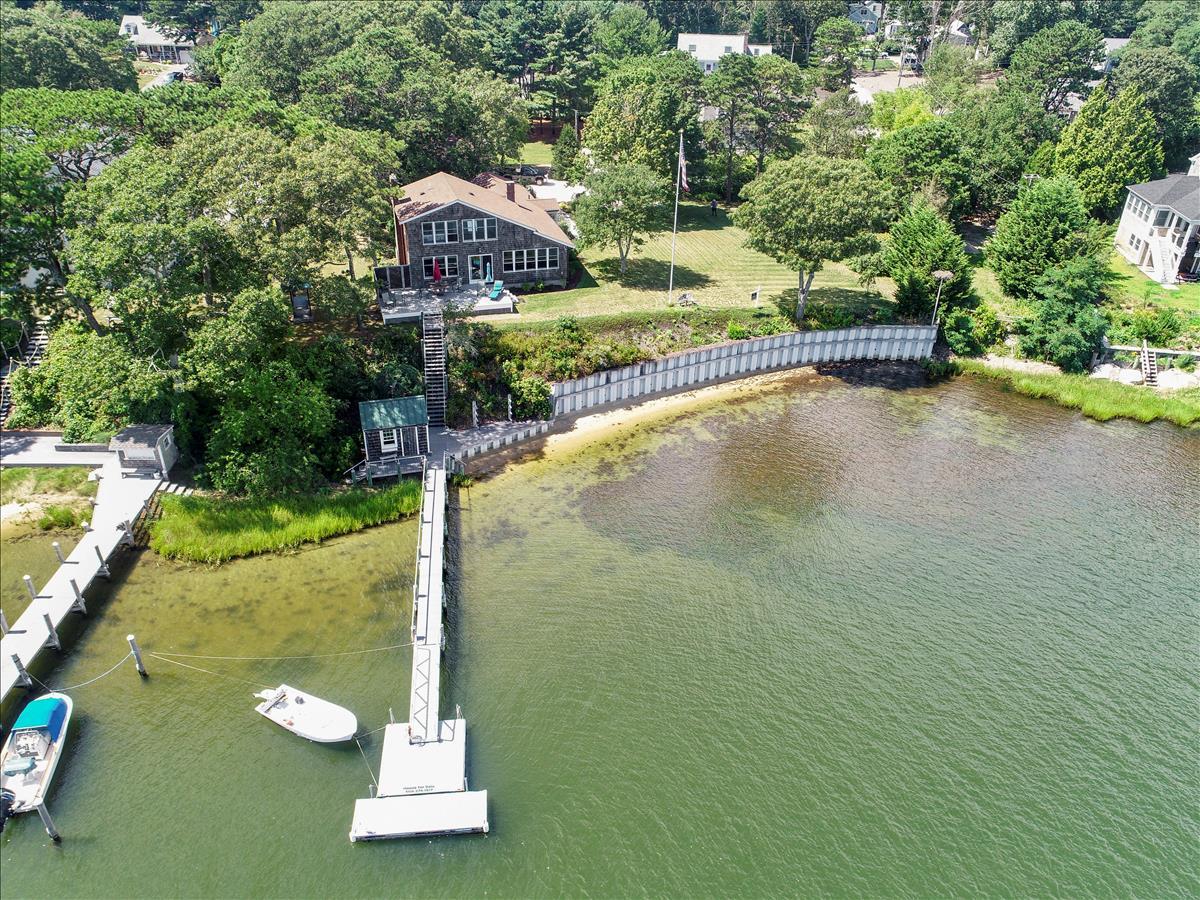 124 Seapit Road East Falmouth, MA 02536 - Photo 40 of 48 Aerial Photo of Dock & Boat House