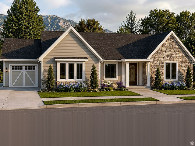 3272 Mohawk Lane Provo, UT 84604 - Photo 2 of 13 Stone and siding exterior with a dark shingle roof
