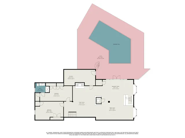 a picture of a person on a wall