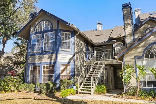 a front view of a building