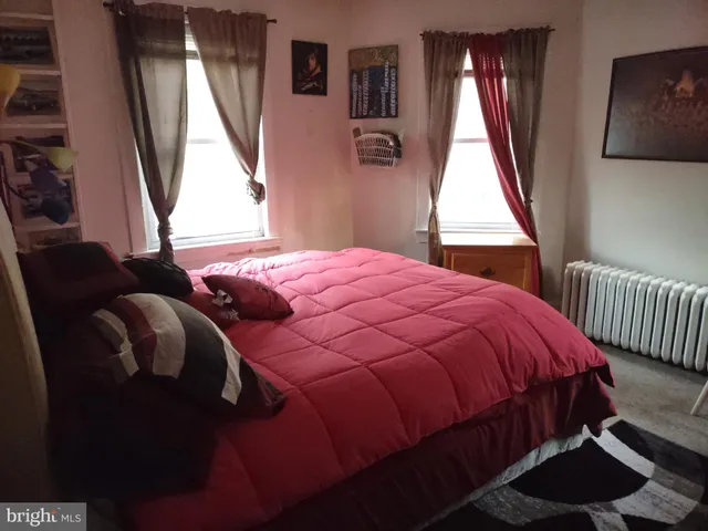 a room with furniture and closet