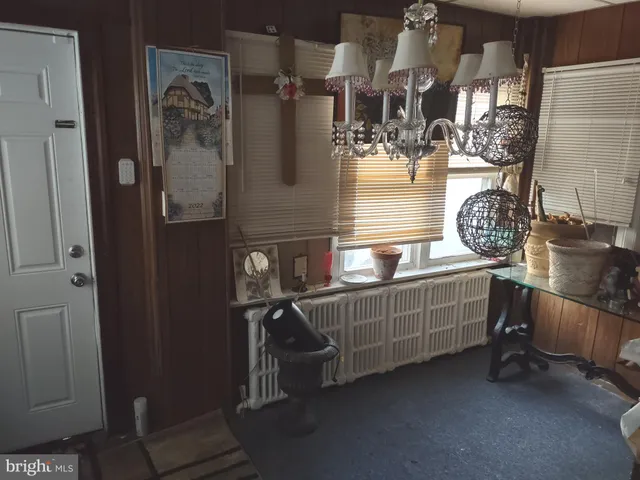 a room with gym equipment