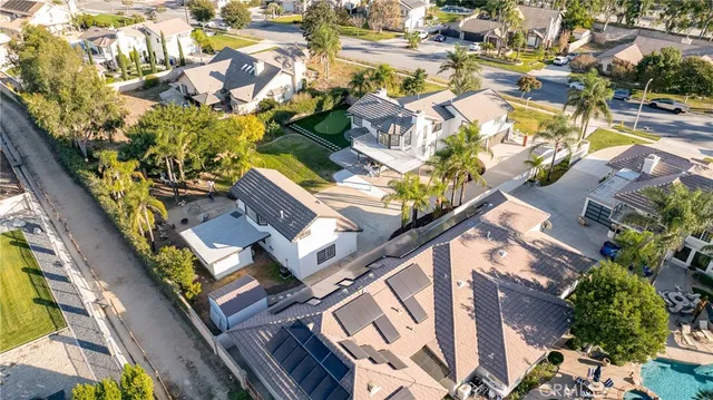 a view of swimming pool with outdoor seating