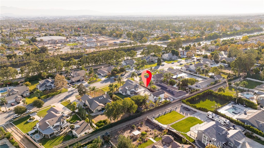 12982 Arapaho Road Rancho Cucamonga, CA 91739 - Photo 51 of 51 an aerial view of residential houses with outdoor space