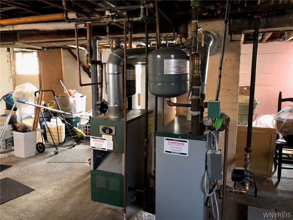 271 Bennett Road Cheektowaga, NY 14227 - Photo 27 of 27 FULL BASEMENT WITH 2 SEPERATE BOILERS