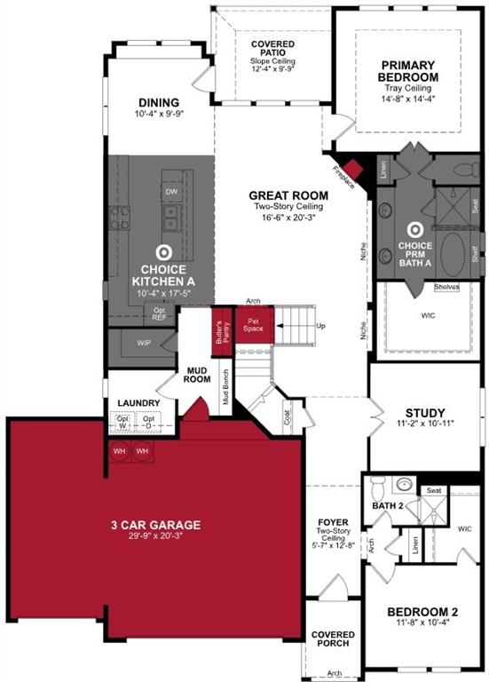 229 Freedom Trail Forney, TX 75126 - Photo 17 of 18 Beazer Homes Brookville Estates Summerfield floorplan.