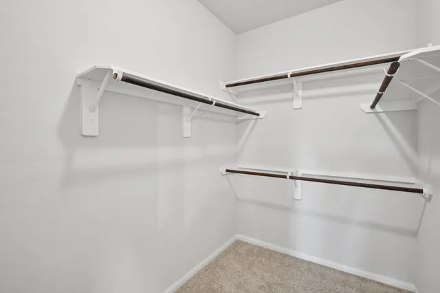 a view of walk in closet