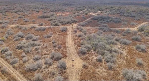a view of a dry yard