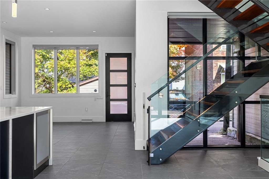 127 1/2 Banner Way Pittsburgh, PA 15201 - Photo 13 of 48 a view of entryway and hall with wooden floor