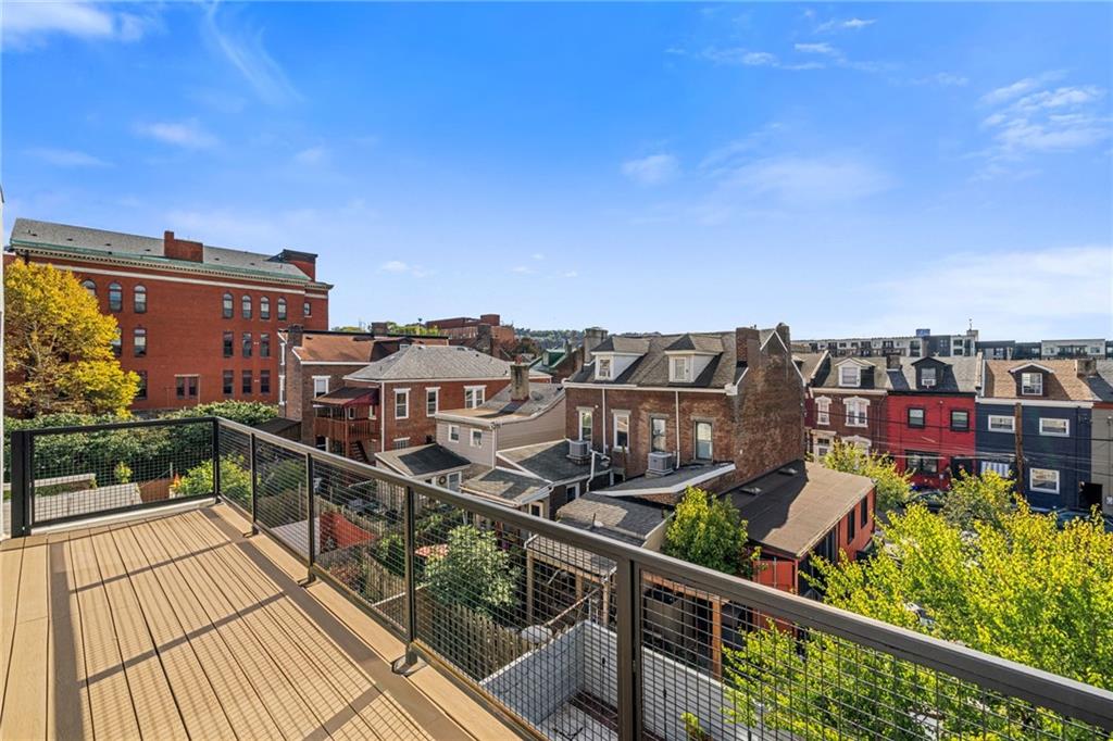 127 1/2 Banner Way Pittsburgh, PA 15201 - Photo 30 of 48 a view of a city from a balcony