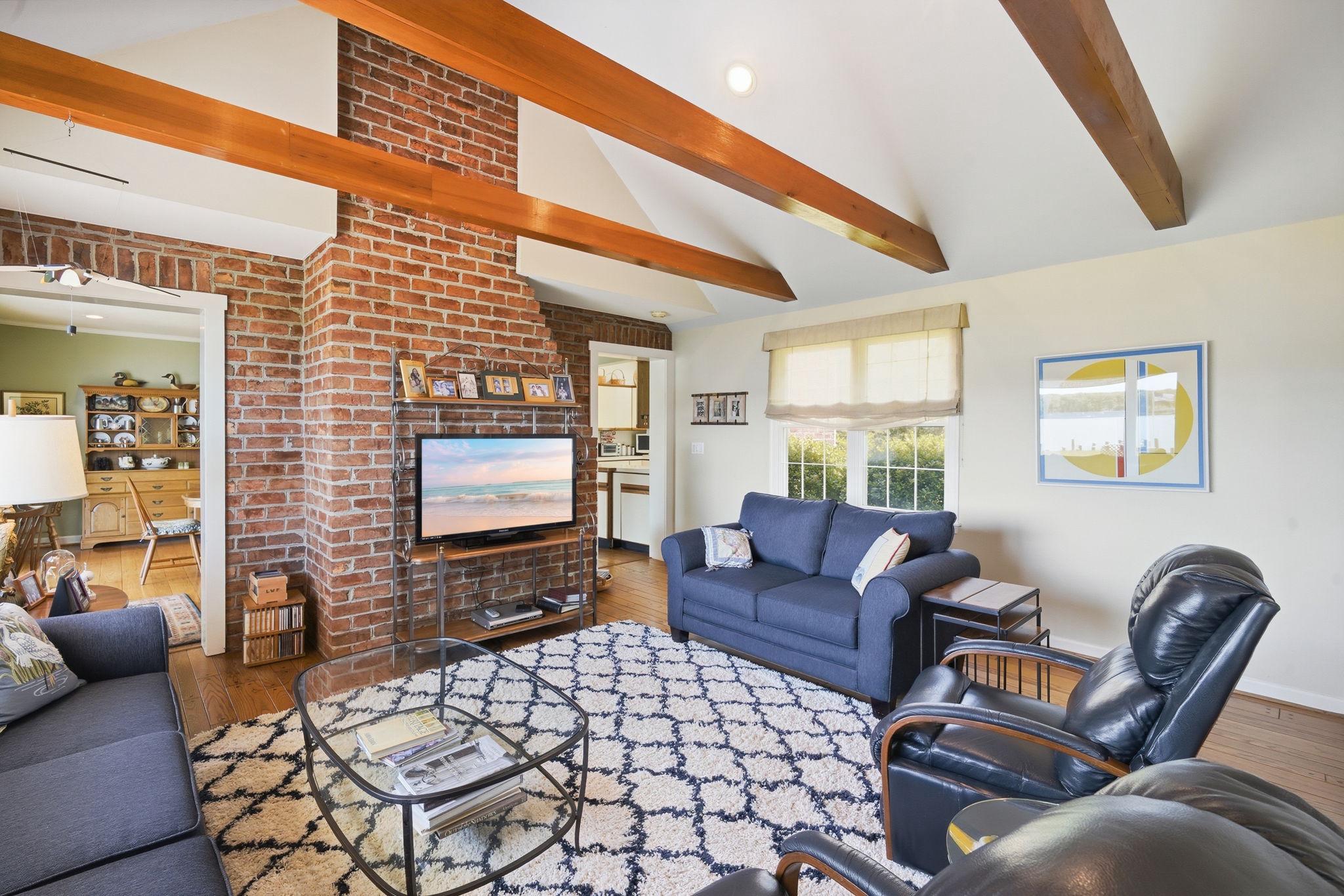 202 Royston Shores Road Chestertown, MD 21620 - Photo 22 of 72 Charming living space with rustic beams.