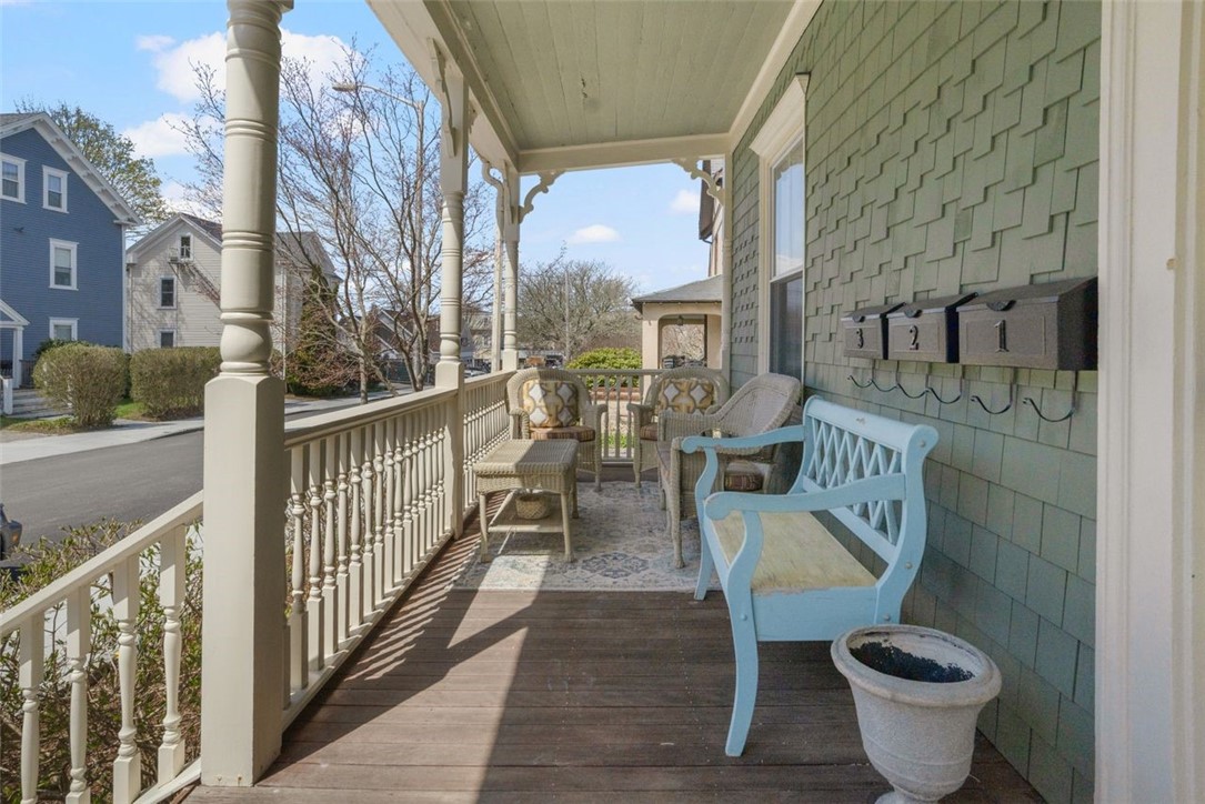 8 Everett Street, Unit 2 Newport, RI 02840 - Photo 4 of 29 Shared front porch