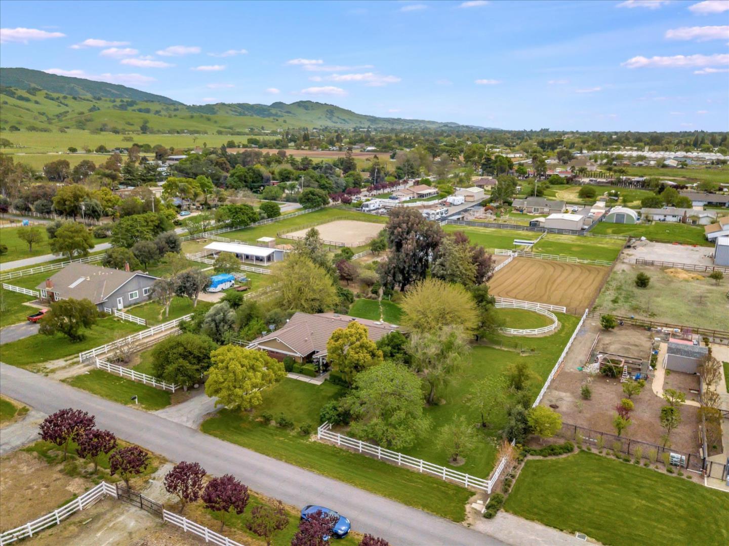 1660 Eberts Drive San Martin, CA 95046 - Photo 71 of 77 an aerial view of residential houses with outdoor space