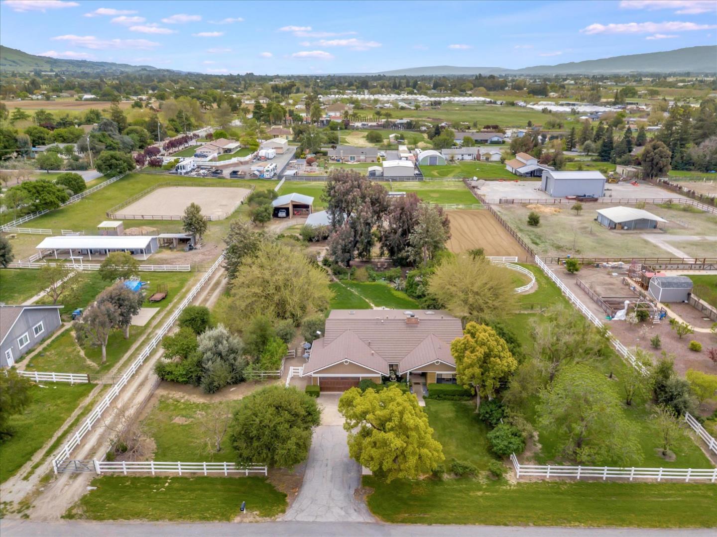 1660 Eberts Drive San Martin, CA 95046 - Photo 72 of 77 an aerial view of residential houses with outdoor space