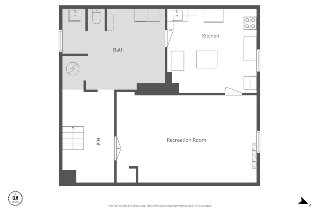 108 Brunswick Street Springfield, MA 01108 - Photo 42 of 42 a black and white photo of a living room