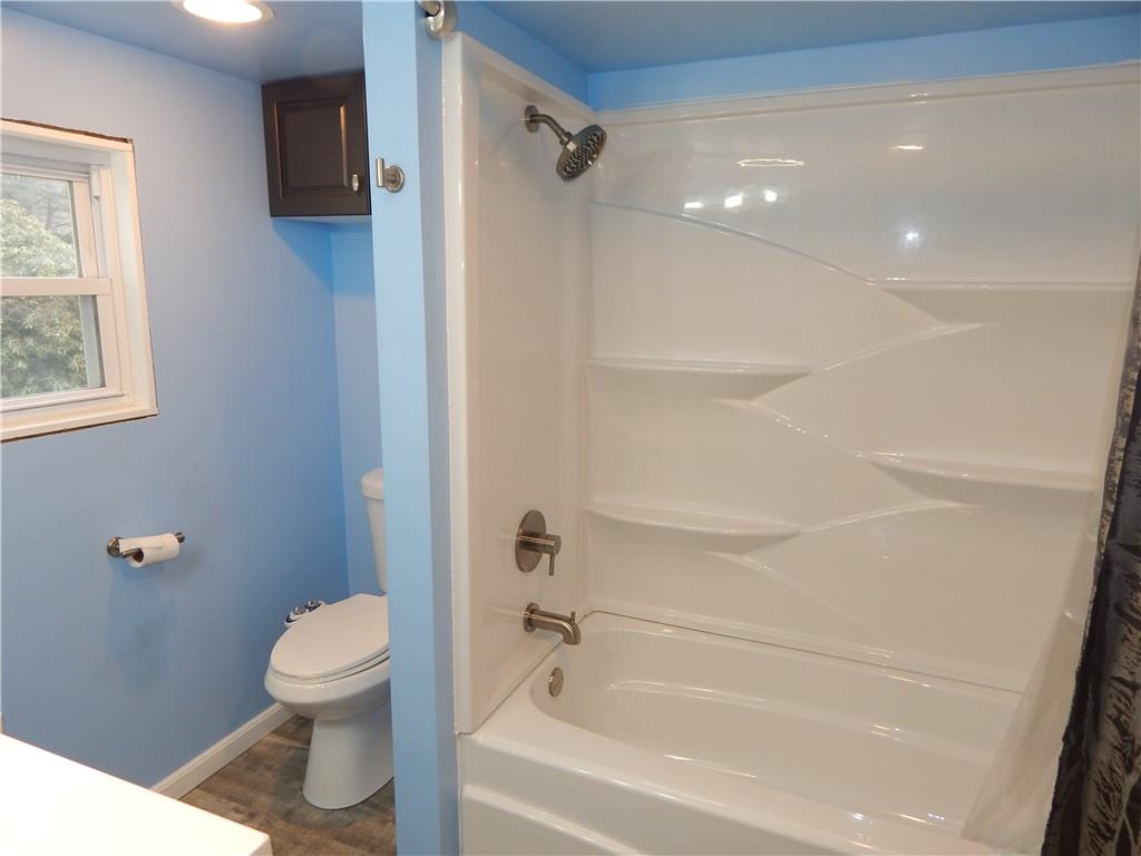 543 Oneida Valley Road Butler, PA 16001 - Photo 18 of 30 a bathroom with a toilet and a shower