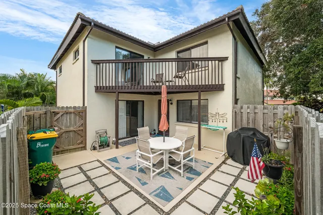 a view of a house with patio