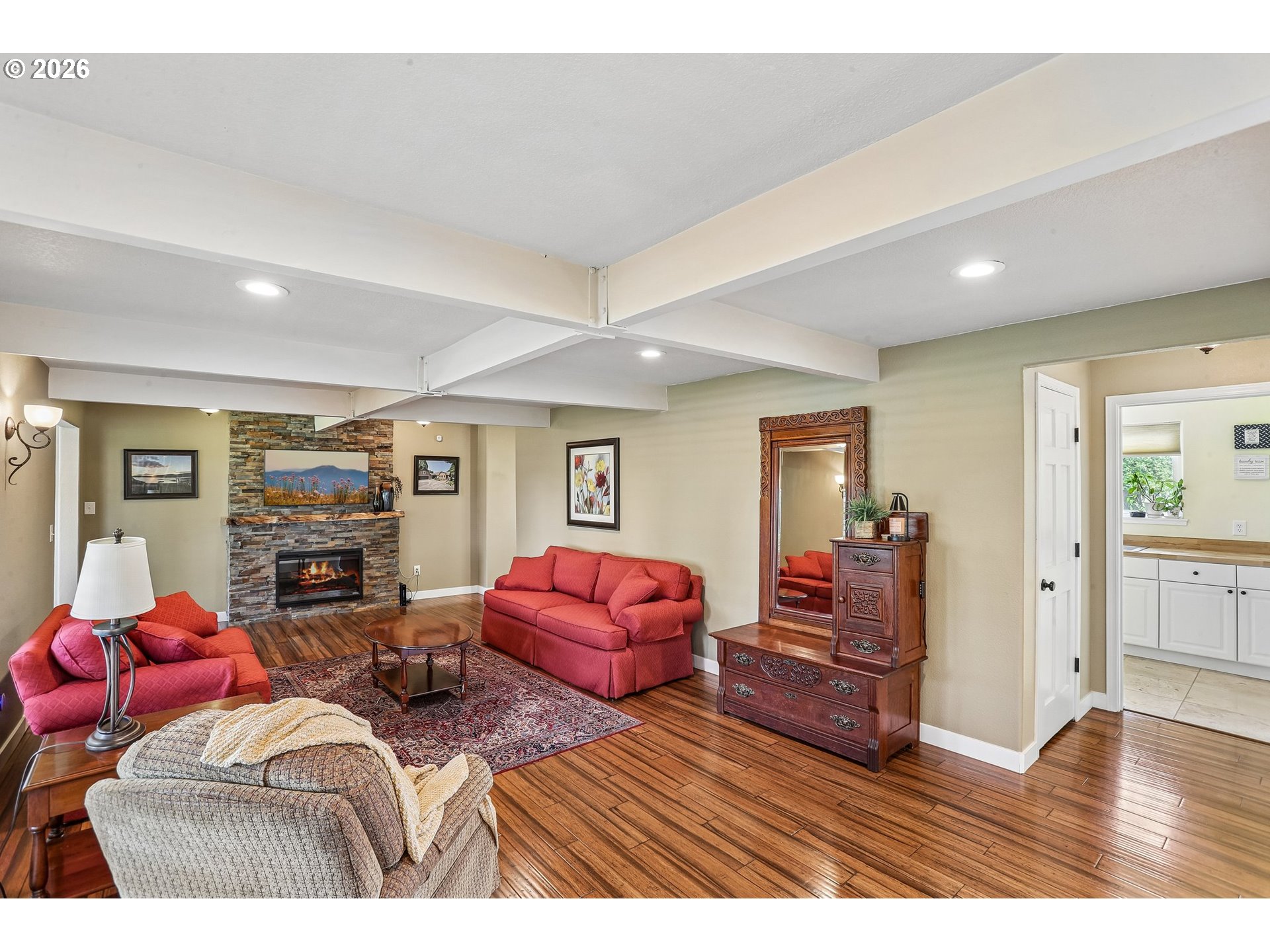 298 Roberson Road Woodland, WA 98674 - Photo 5 of 48 a bedroom with furniture and wooden floor