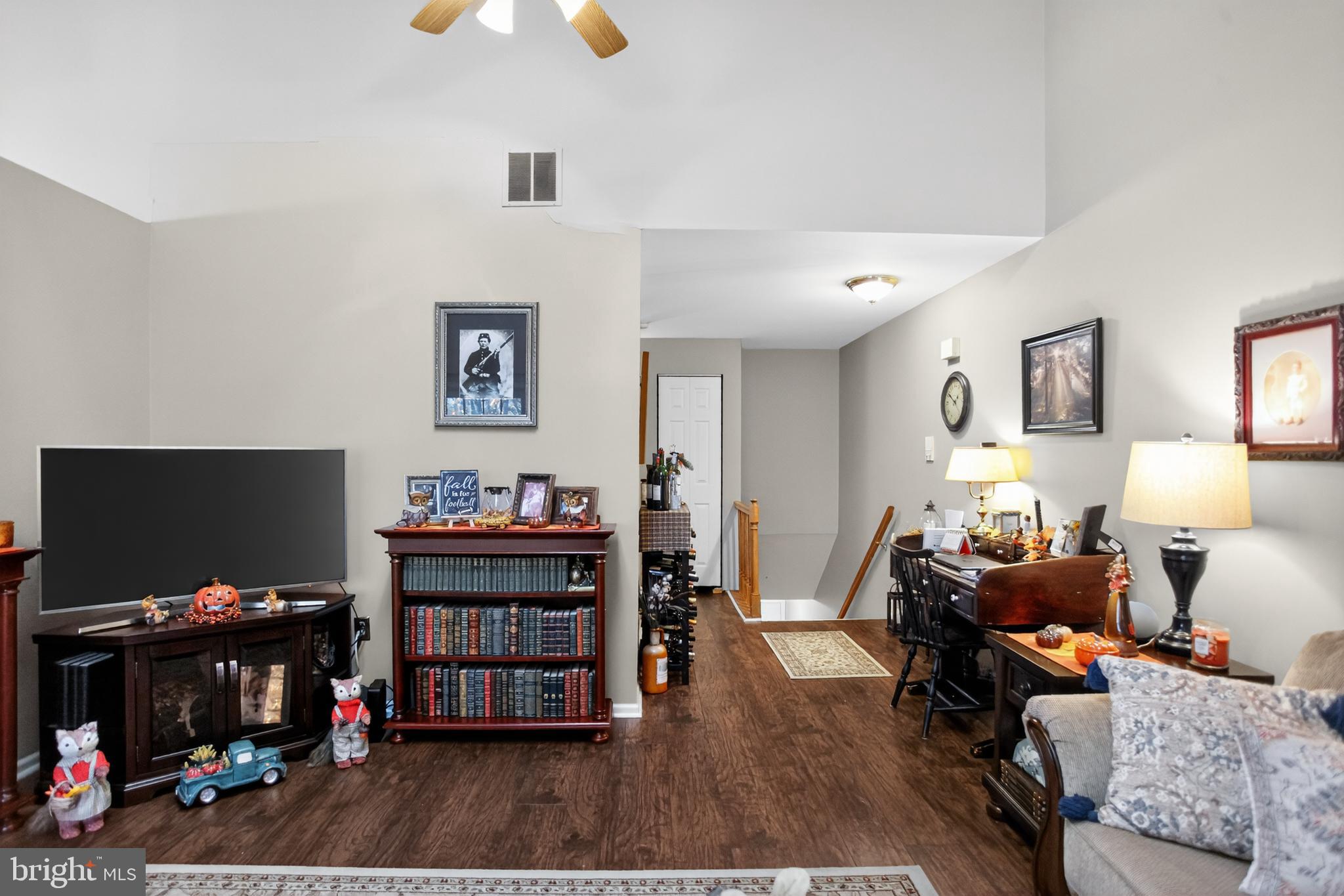 149 Chalkboard Court Moorestown, NJ 08057 - Photo 2 of 19 a living room with furniture and a flat screen tv