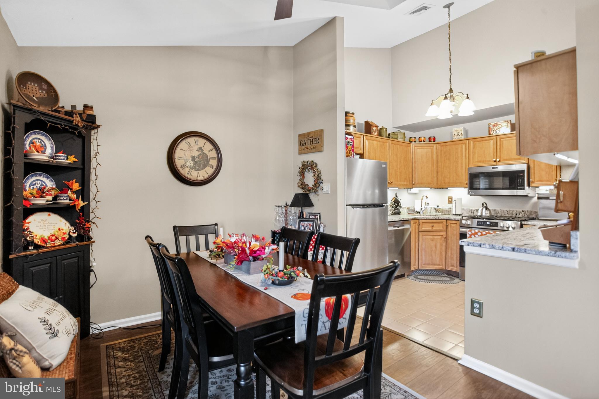 149 Chalkboard Court Moorestown, NJ 08057 - Photo 10 of 19 a view of a dining room with furniture and a chandelier
