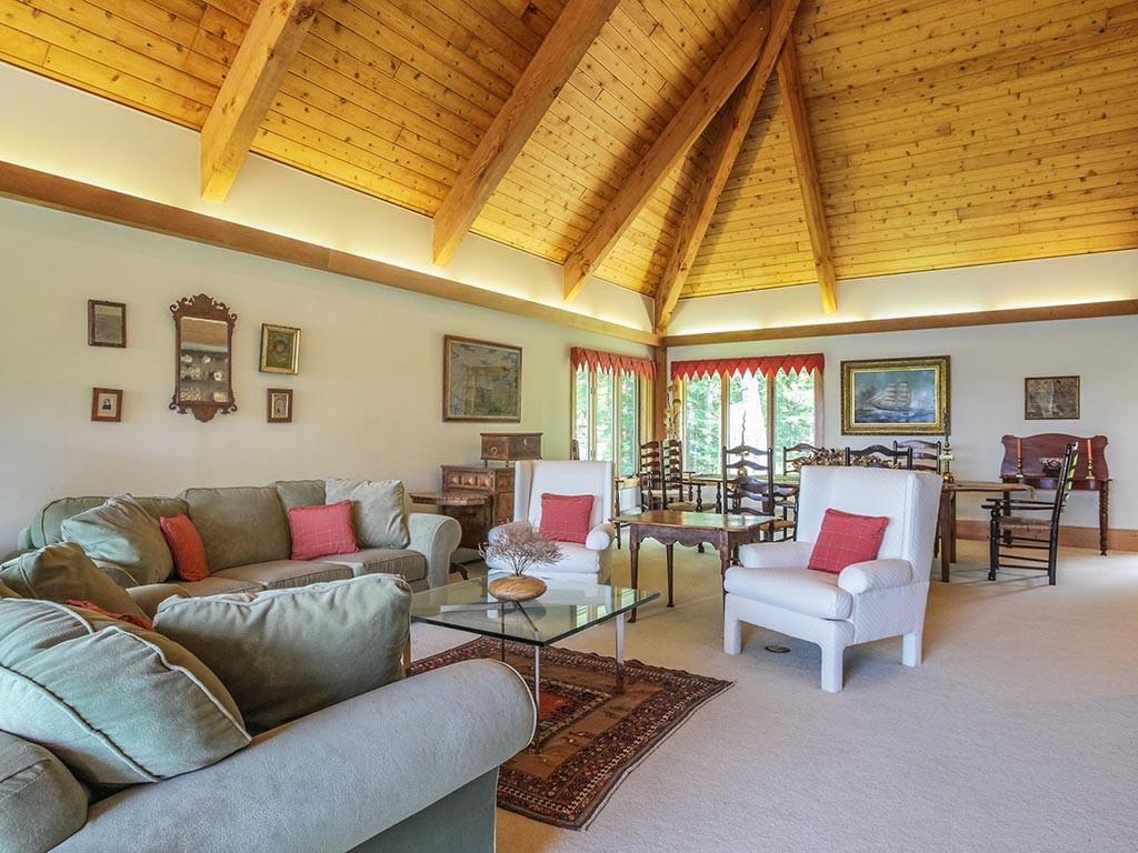 383 Harrington Road Pemaquid, ME 04558 - Photo 8 of 35 Great room -- with dining area at...