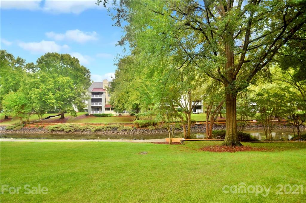19831 Henderson Road, Unit A Cornelius, NC 28031 - Photo 12 of 15 a view of outdoor space with garden and trees