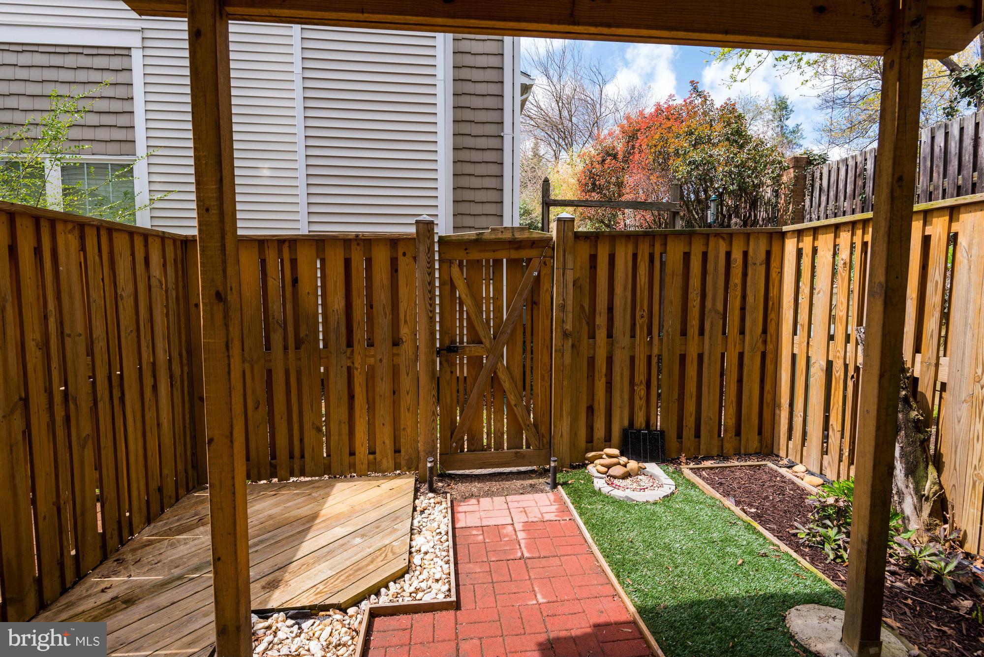3843 9th Road South Arlington, VA 22204 - Photo 20 of 21 Fenced Patio and Yard Area